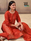 Hiba By Blue Hills Roman Silk Kurti With Bottom Dupatta Exporters In India